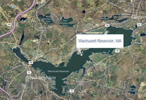 WACHUSETT RESERVOIR: SCAR HILL BLUFFS, MA